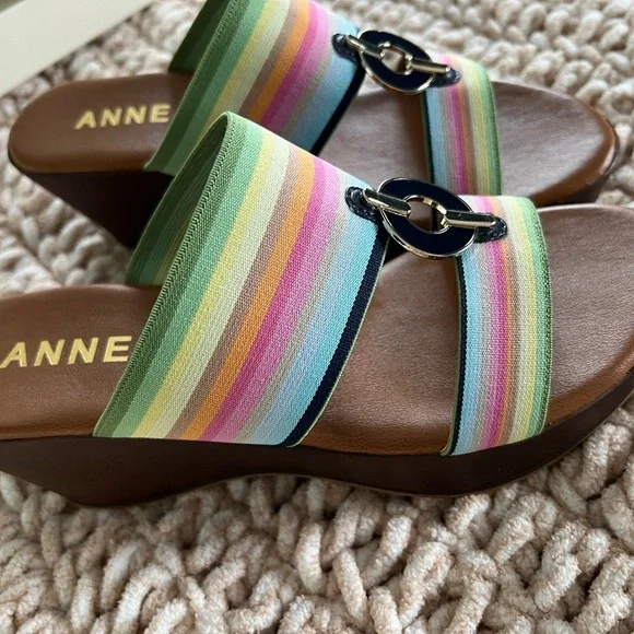 Anne Klein Akhadya Wedge Sandals - Picture 8 of 8